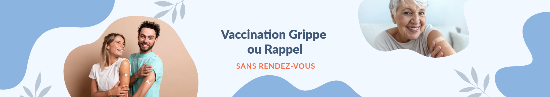 Personnes vaccinés sans rendez-vous contre la grippe